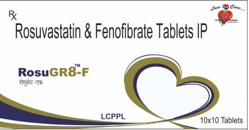 RosuGR8-F Rosuvastatin and Fenofibrate Tablets IP
