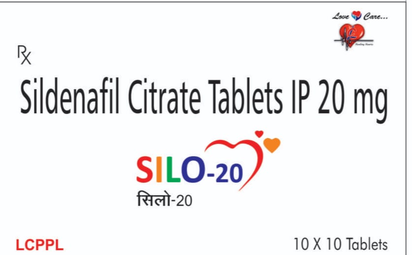 SILO-20 Sildenafil Citrate Tablets IP 20mg - Specialty Care